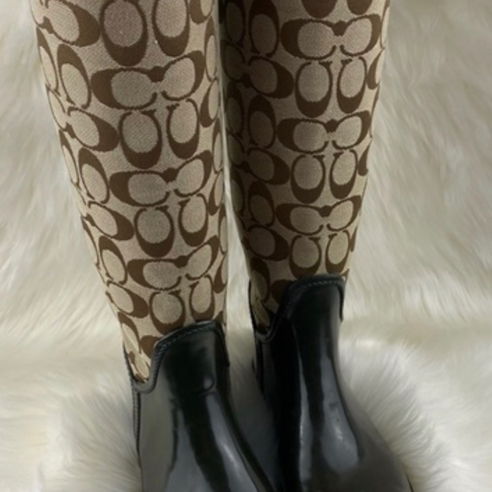 Coach rain boots